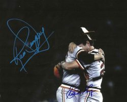 AUTOGRAPHED RICK DEMPSEY and SCOTT MCGREGOR 8x10 Baltimore Orioles Photo