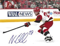 Autographed NICOLAJ EHLERS Carolina Huricanes 8x10 photo