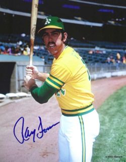 AUTOGRAPHED RAY FOSSE 8X10 Oakland A's Photo