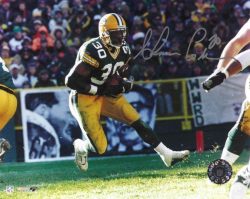 Autographed AHMAN GREEN 8X10 Green Bay Packers Photo