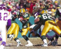 Autographed AHMAN GREEN 8X10 Green Bay Packers Photo