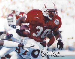 Autographed AHMAN GREEN 8X10 Nebraska Cornhuskers Photo
