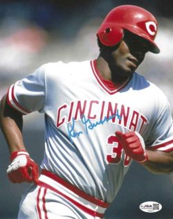 AUTOGRAPHED KEN GRIFFEY 8X10 Cincinnati Reds photo JSA