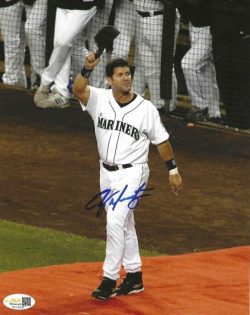 AUTOGRAPHED EDGAR MARTINEZ 8x10 Seattle Mariners Photo JSA