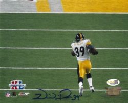 Autographed WILLIE PARKER 8X10 Pittsburgh Steelers Photo JSA