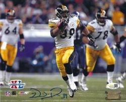 Autographed WILLIE PARKER 8X10 Pittsburgh Steelers Photo JSA