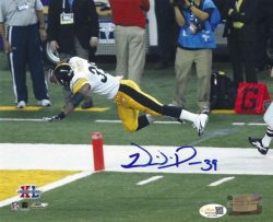 Autographed WILLIE PARKER 8X10 Pittsburgh Steelers Photo JSA