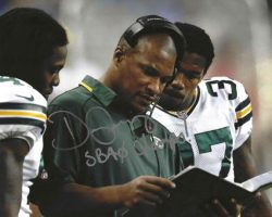 Autographed DARREN PERRY 8X10 Green Bay Packers photo