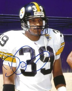 Autographed DARREN PERRY 8X10 Pittsburgh Steelers photo
