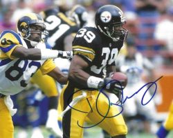 Autographed DARREN PERRY 8X10 Pittsburgh Steelers photo