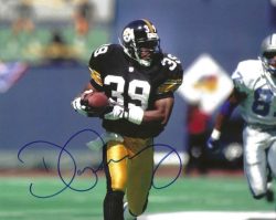 Autographed DARREN PERRY 8X10 Pittsburgh Steelers photo