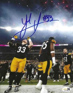 Autographed JACK SAWYER 8X10 Pittsburgh Steelers Photo JSA