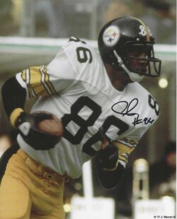 Autographed JIM SMITH 8X10 Pittsburgh Steelers photo