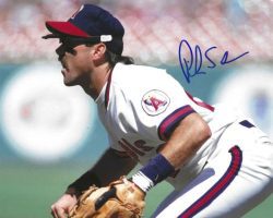 AUTOGRAPHED RICK SCHU 8X10 California Angels Photo