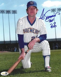 Autographed TED SIMMONS "HOF 2020" 8x10 Milwaukee Brewers 8X10 photo JSA