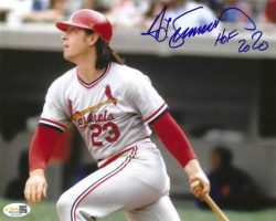 Autographed TED SIMMONS "HOF 2020" 8x10 St. Louis Cardinals 8X10 photo JSA