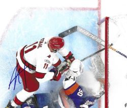 AUTOGRAPHED JORDAN STAAL 8X10 Carolina Hurricanes Photo