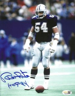 Autographed RANDY WHITE "HOF 94" 8x10 Dallas Cowboys Photo JSA