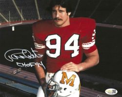 Autographed RANDY WHITE 8x10 Maryland Terrapins Photo JSA