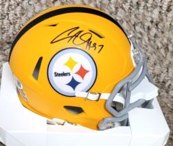 Autographed CAMERON HEYWARD Pittsburgh Steelers Mini Helmet JSA