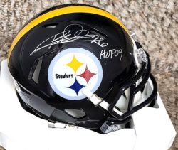 Autographed ROD WOODSON "HOF 09" Pittsburgh Steelers Mini Helmet JSA