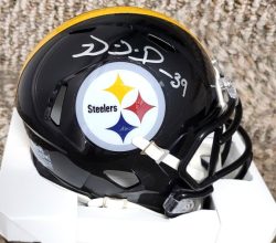 Autographed WILLIE PARKER Pittsburgh Steelers Mini Helmet