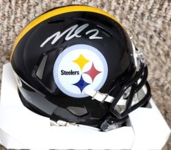 Autographed MICHAEL VICK Pittsburgh Steelers Mini Helmet JSA
