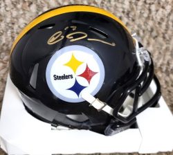 Autographed RICO DOWDLE Pittsburgh Steelers Mini Helmet JSA