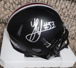 Autographed JACK SAWYER Ohio State Buckeyes Mini Helmet