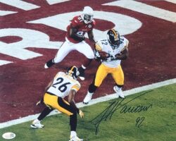 Autographed JAMES HARRISON 11x14 Pittsburgh Steelers Photo JSA