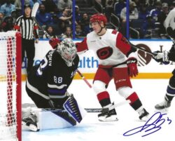 Autographed JACKSON BLAKE Carolina Huricanes 8x10 photo
