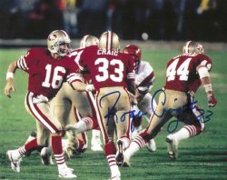 Autographed ROGER CRAIG 8x10 San Francisco 49ers Photo