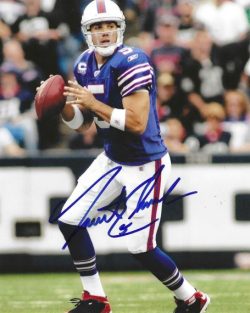 Autographed TRENT EDWARDS 8x10 Buffalo Bills Photo