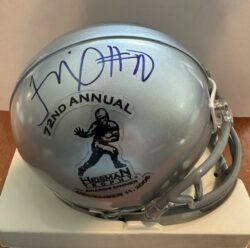 Signed Troy Smith 2006 Heisman Trophy Dinner Mini Helmet with MLA COA - RARE