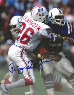 AUTOGRAPHED RAYMOND CLAYBORN 8X10 New England Patriots photo