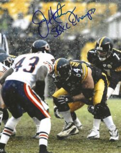 Autographed JEFF HARTINGS "SB XL Champs" 8X10 Pittsburgh Steelers Photo