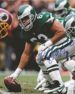 Autographed RALEIGH MCKENZIE 8X10 Philadelphia Eagles Photo