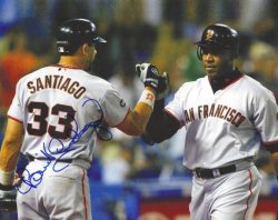 AUTOGRAPHED BENITO SANTIAGO 8X10 San Francisco Giants Photo