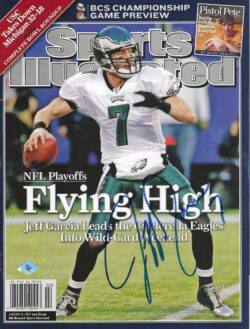 Autographed JEFF GARCIA Eagles 49ers Sports Illustrated 1/8/2007