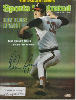 Autographed NOLAN RYAN Los Angeles Angels Sports Illustrated July 23, 1979