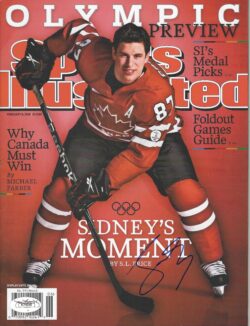 Autographed SIDNEY CROSBY Penguins Sports Illustrated 2/8/2010 JSA