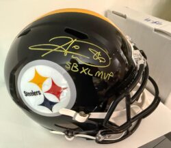 Hines Ward Signed Pittsburgh Steelers Full-Size Replica Football Helmet JSA
