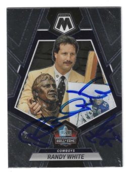 Autographed RANDY WHITE Dallas Cowboys 2023 Panini Mosaic Card #276