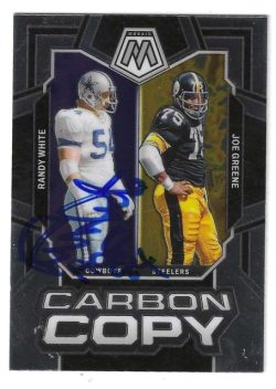 Autographed RANDY WHITE Dallas Cowboys 2024 Panini Mosaic Card #CC-13