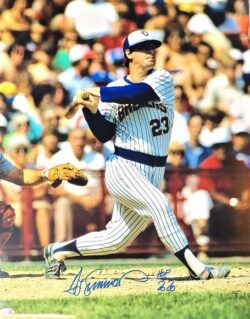 Autographed TED SIMMONS "HOF 2020" 16X20 Milwaukee Brewers 8X10 photo JSA