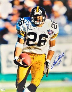 Autographed ROD WOODSON "HOF 09" 16X20 Pittsburgh Steelers Photo JSA