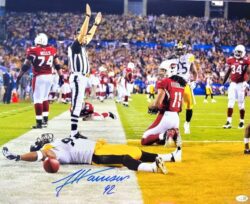Autographed JAMES HARRISON 16X20 Pittsburgh Steelers Photo JSA