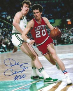 AUTOGRAPHED DOUG COLLINS 8X10 Philadelphia 76ers photo