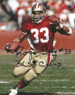 Autographed ROGER CRAIG 8x10 San Francisco 49ers Photo
