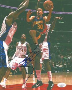 AUTOGRAPHED STEPHEN CURRY 8X10 Golden State Warriors JSA